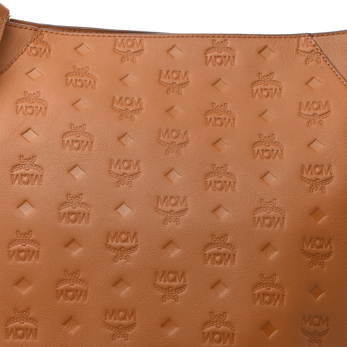 Calfskin Ottomar Monogram Large Klara Hobo Cognac