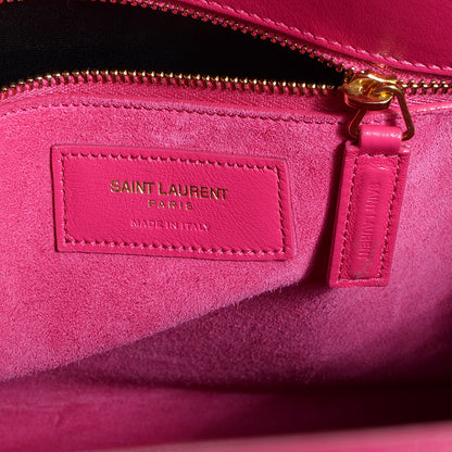 Saint Laurent Calfskin Small Sac De Jour Bubblegum 6 of 8