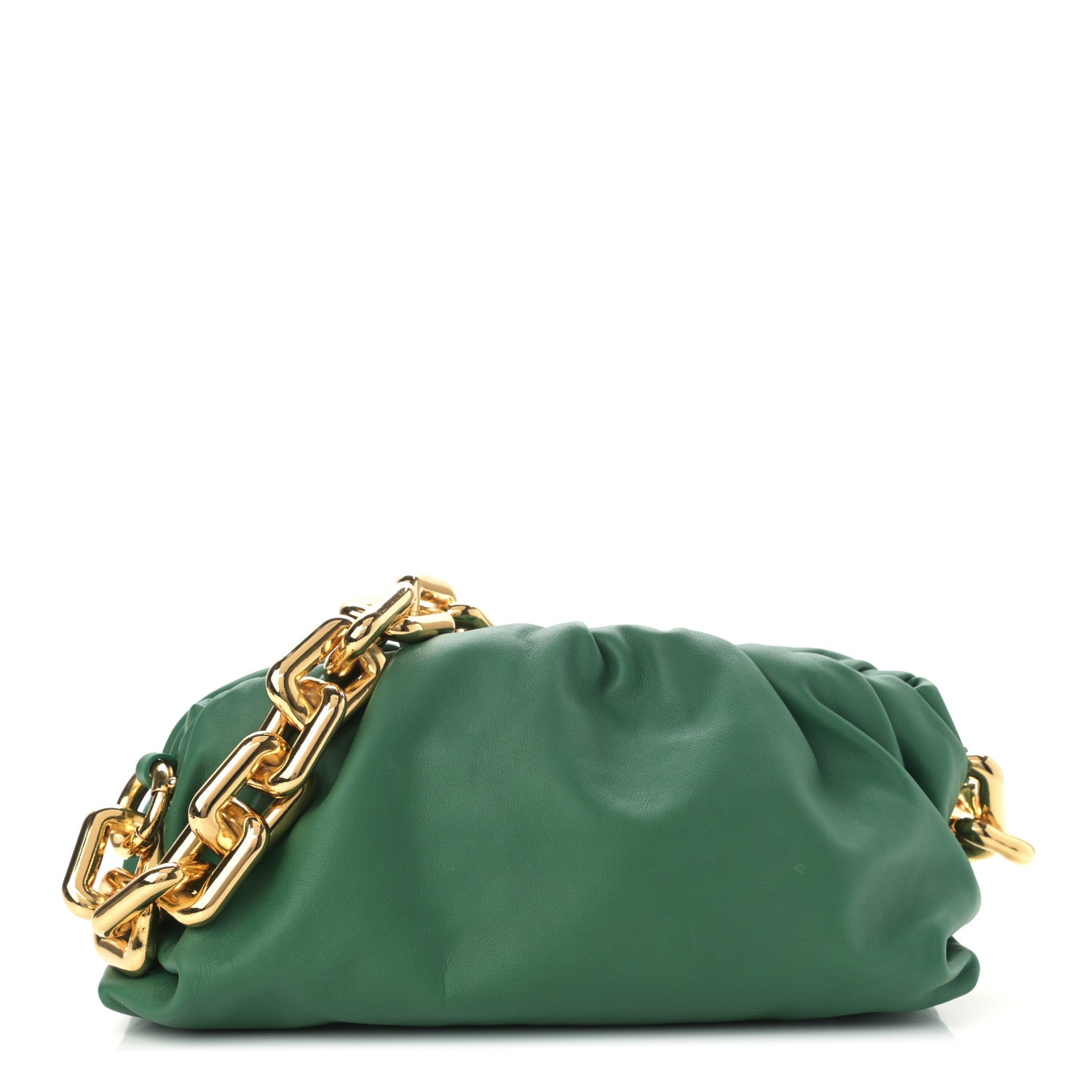 Bottega Veneta Calfskin The Pouch Chain Raintree 1 of 10