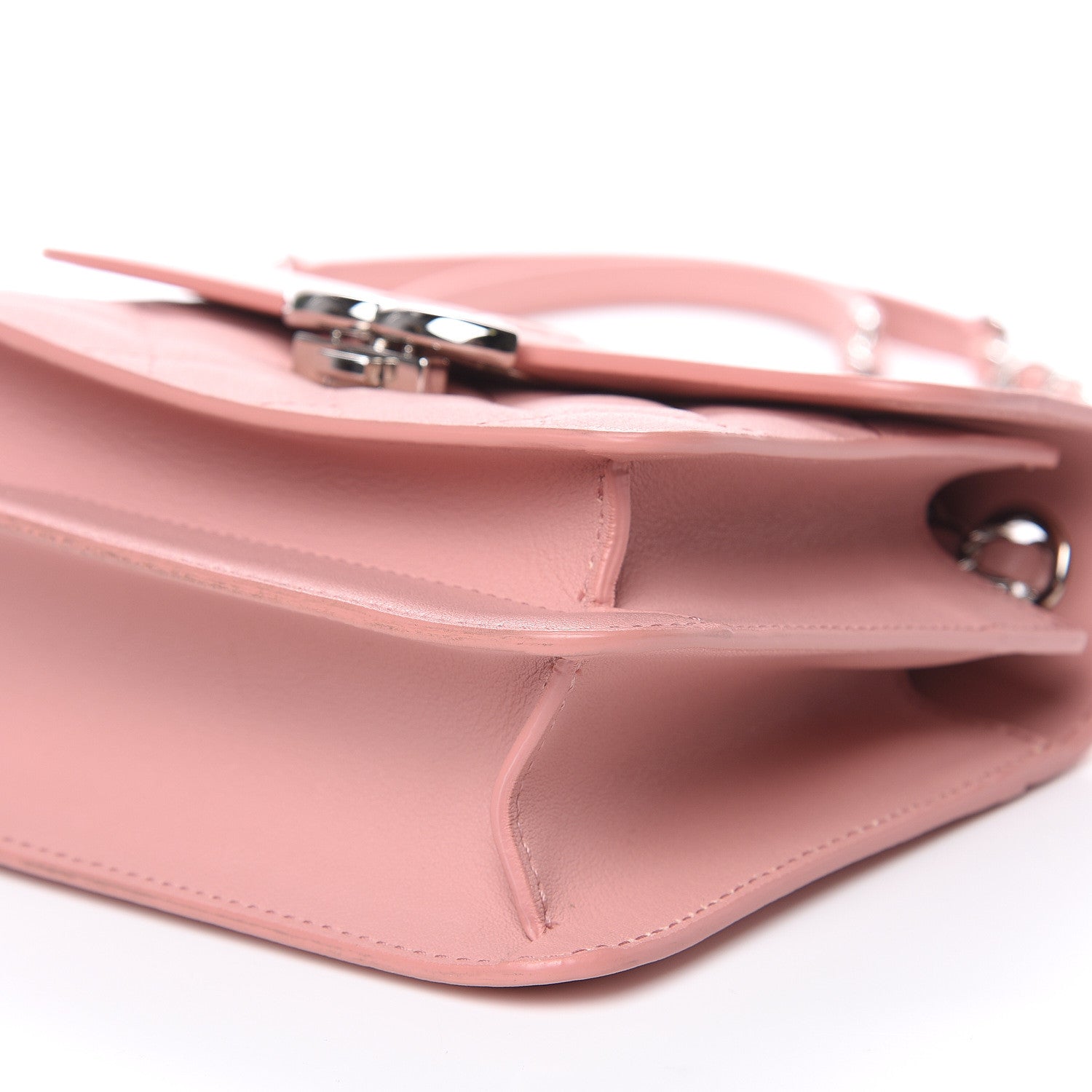 Chanel Lambskin Quilted CC Box Flap Light Pink 10 of 13