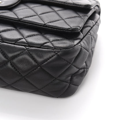 Chanel Lambskin Quilted Medium Double Flap Black 9 of 9