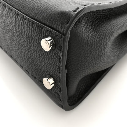 Fendi Cuoio Romano Selleria Bi-Color Mini Peekaboo Iconic Satchel Black Mou 9 of 9