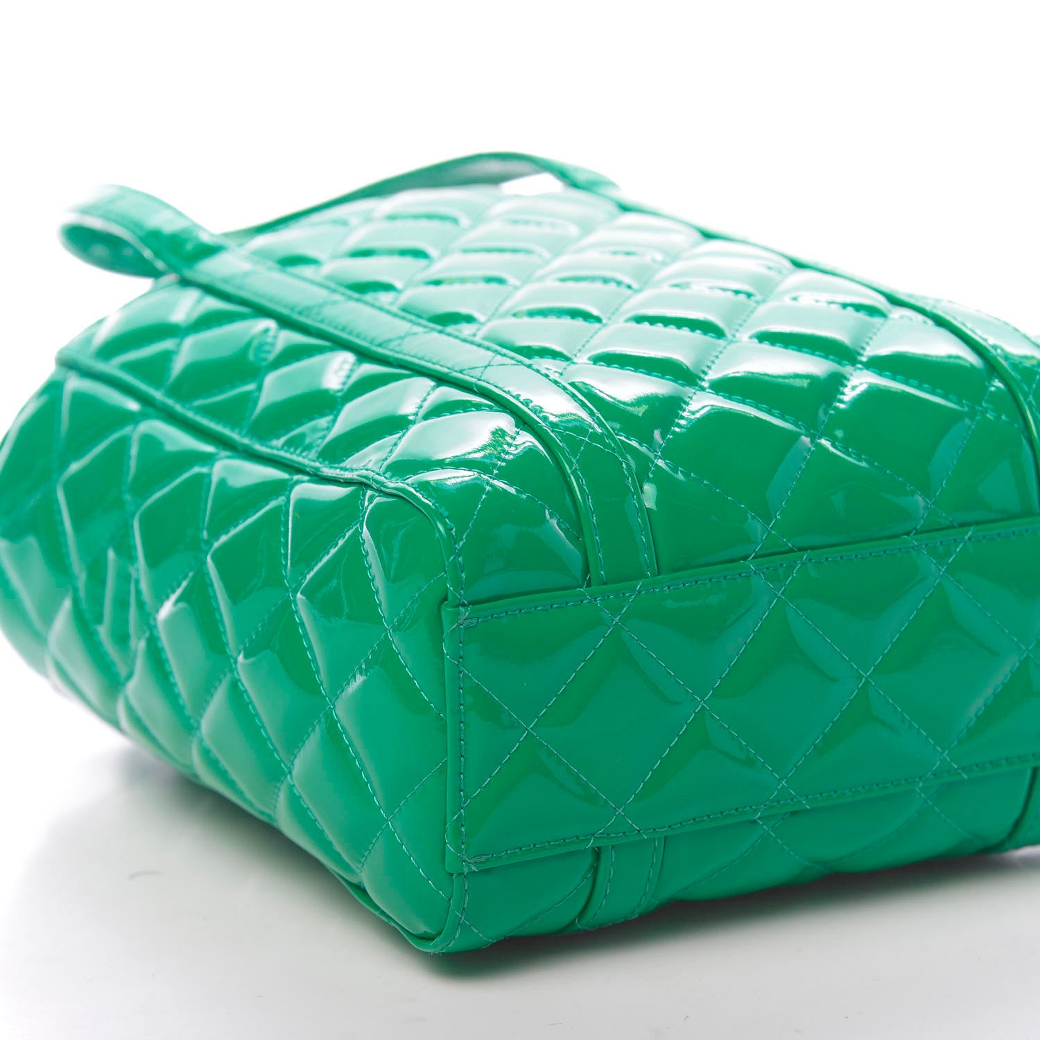 Balenciaga Patent Quilted XXS Everyday Tote Green 8 of 10