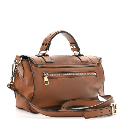 Proenza Schouler Soft Grainy Calfskin Tiny PS1 Satchel Sienna 3 of 9