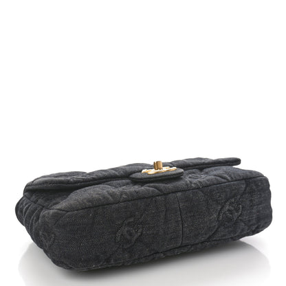 Chanel Denim Quilted Medium Funky Town Flap Black 4 of 9