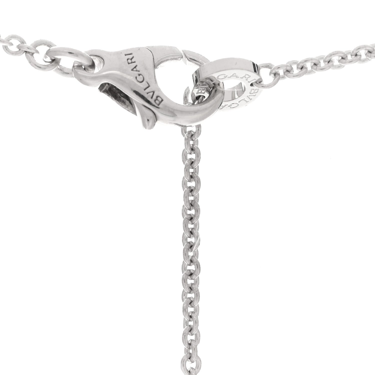 Bulgari Sterling Silver Ceramic Save The Children Pendant Necklace 5 of 7