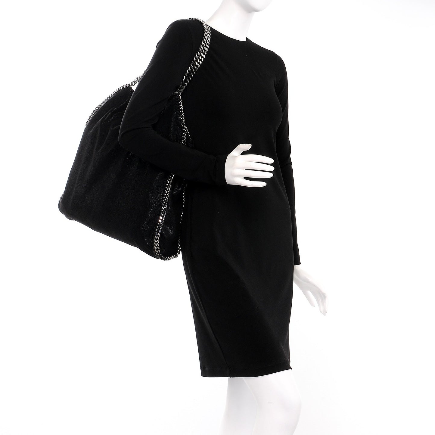 Shaggy Deer Big Falabella Tote Black