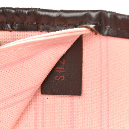 Louis Vuitton Damier Ebene Neo Neverfull MM Rose Ballerine 8 of 14