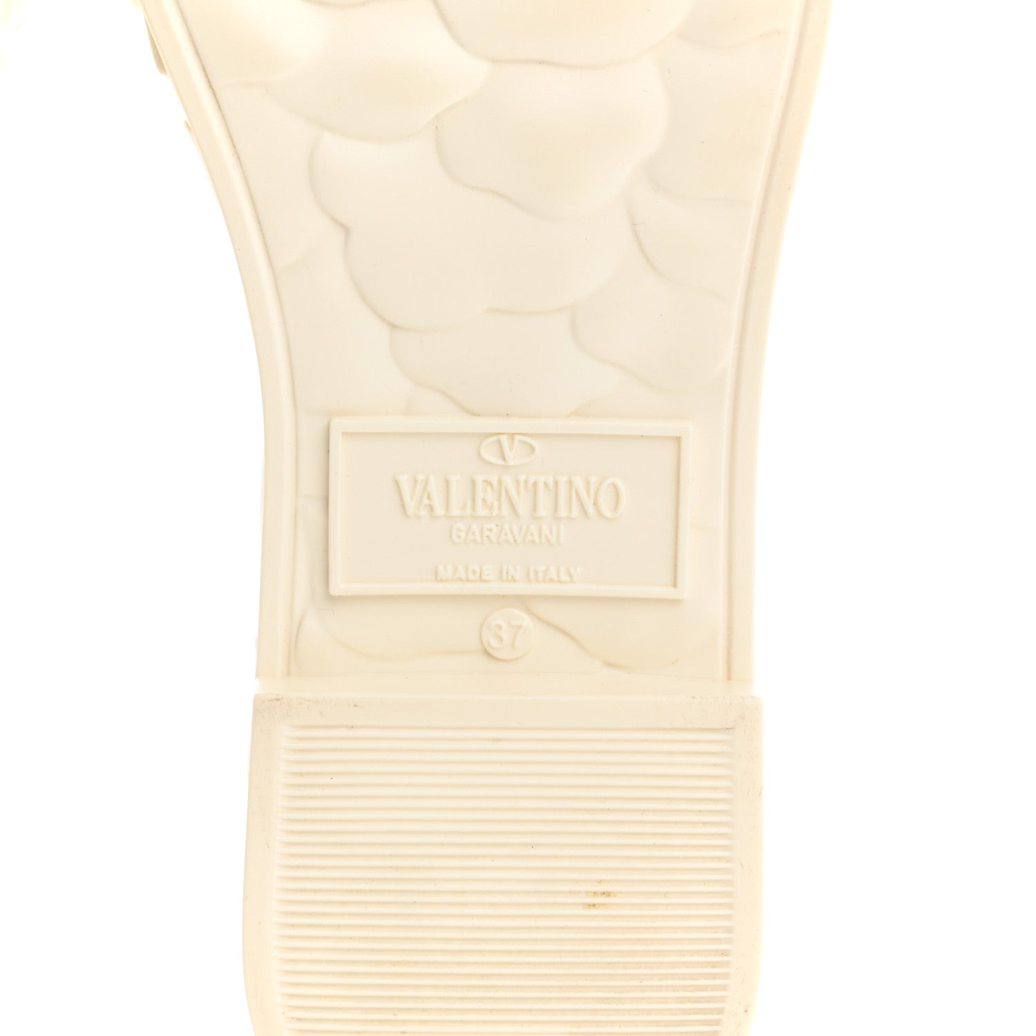 Valentino Garavani Rubber Atelier 03 Rose Edition 25/40mm Platform Slide Sandals 37 Avorio 8 of 10