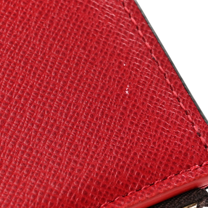 Louis Vuitton Damier Ebene Victorine Wallet Cherry 7 of 7