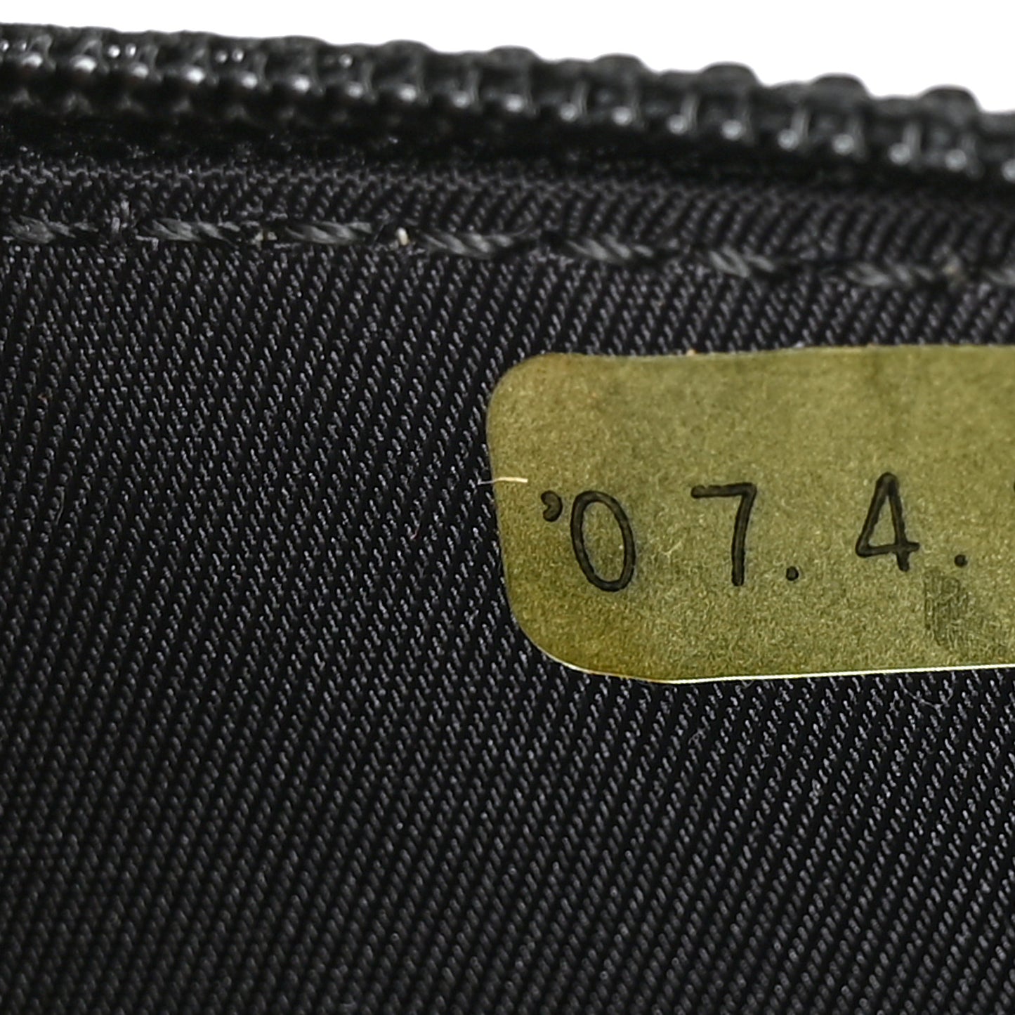 Coated Canvas Stitched XL Paris Biarritz Tote Black