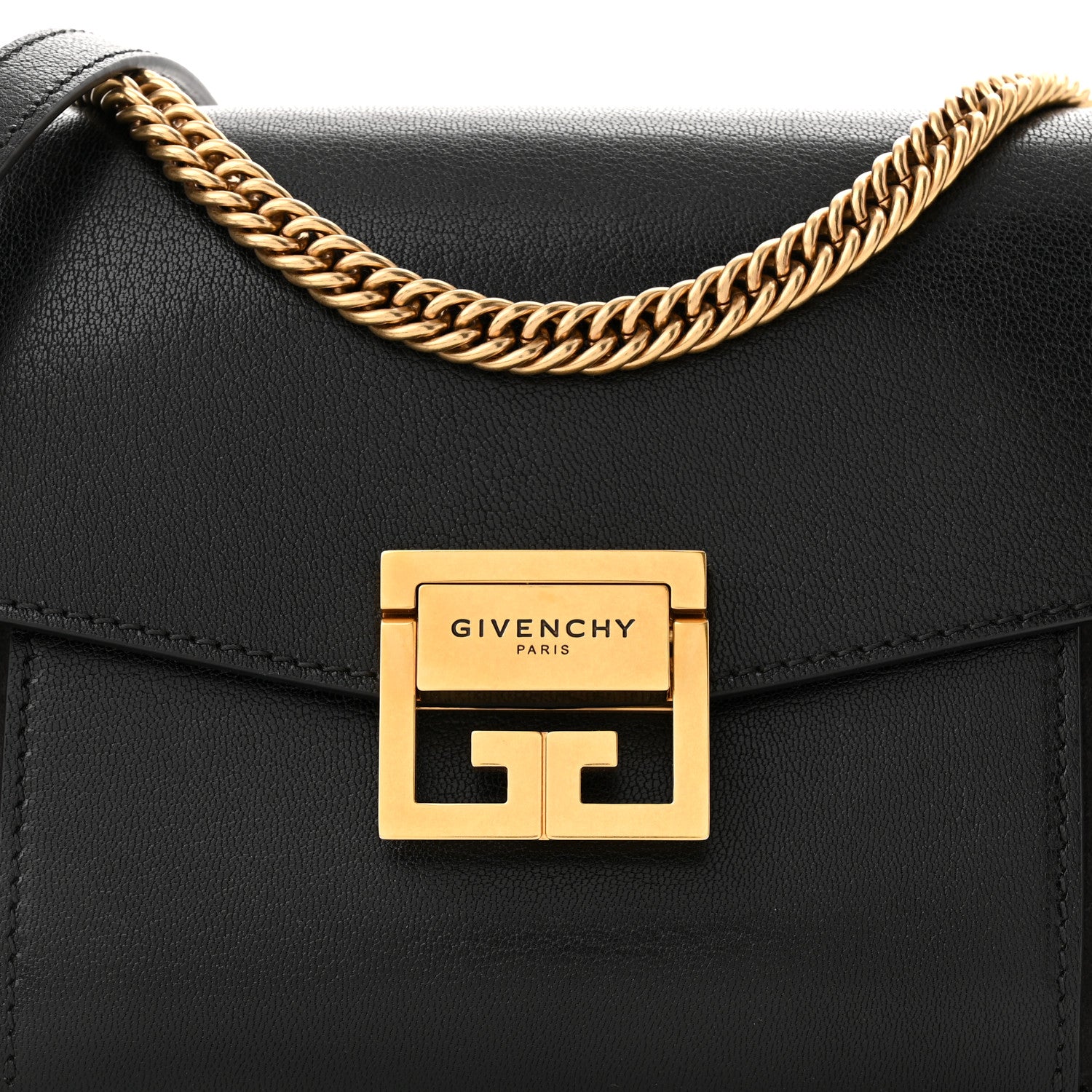 Givenchy Goatskin Suede Small GV3 Shoulder Bag Black 5 of 9