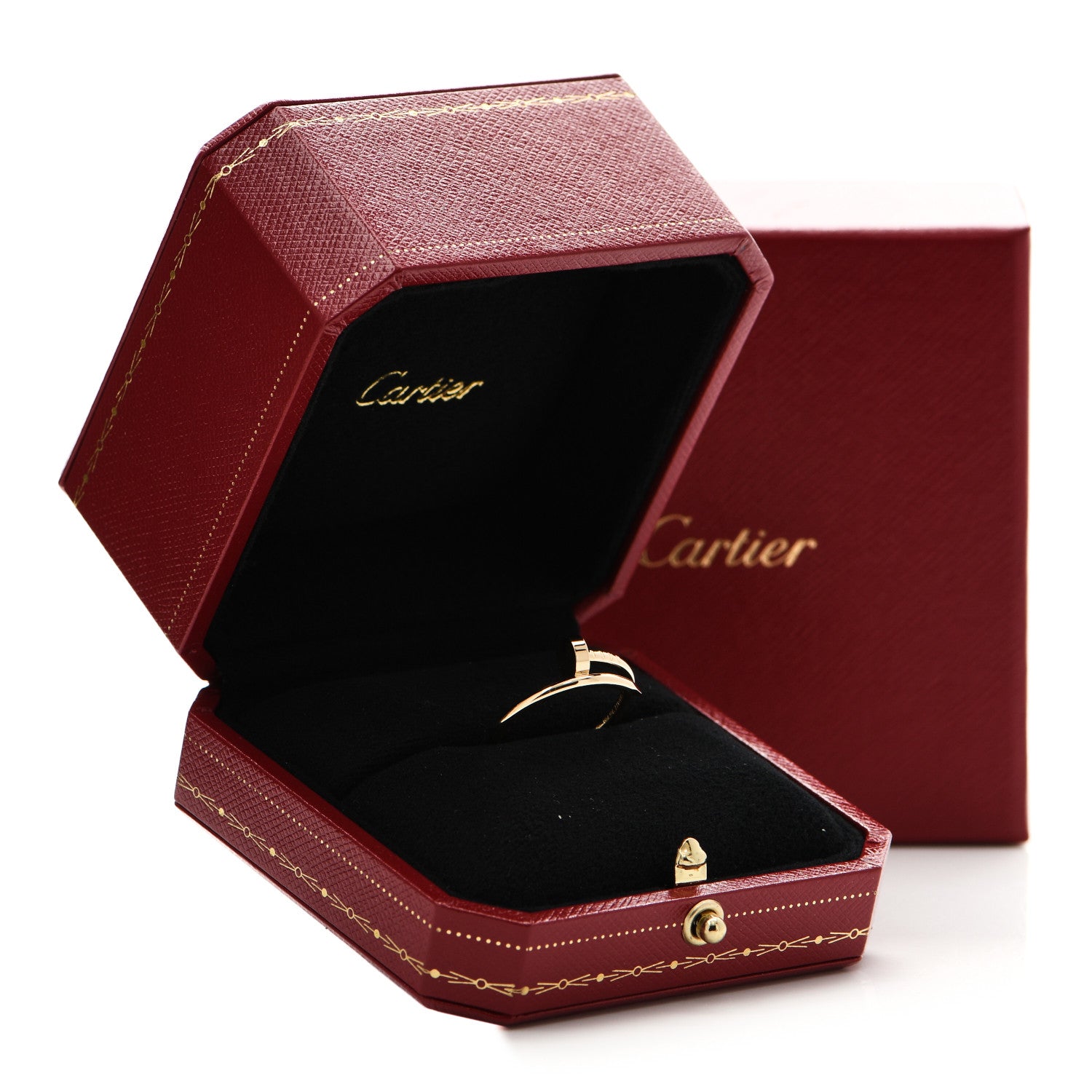 Cartier 18K Yellow Gold Small Juste Un Clou Ring 55 7.25 4 of 4