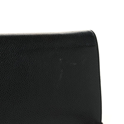 Chanel Caviar Timeless CC Wallet On Chain WOC Black 14 of 14