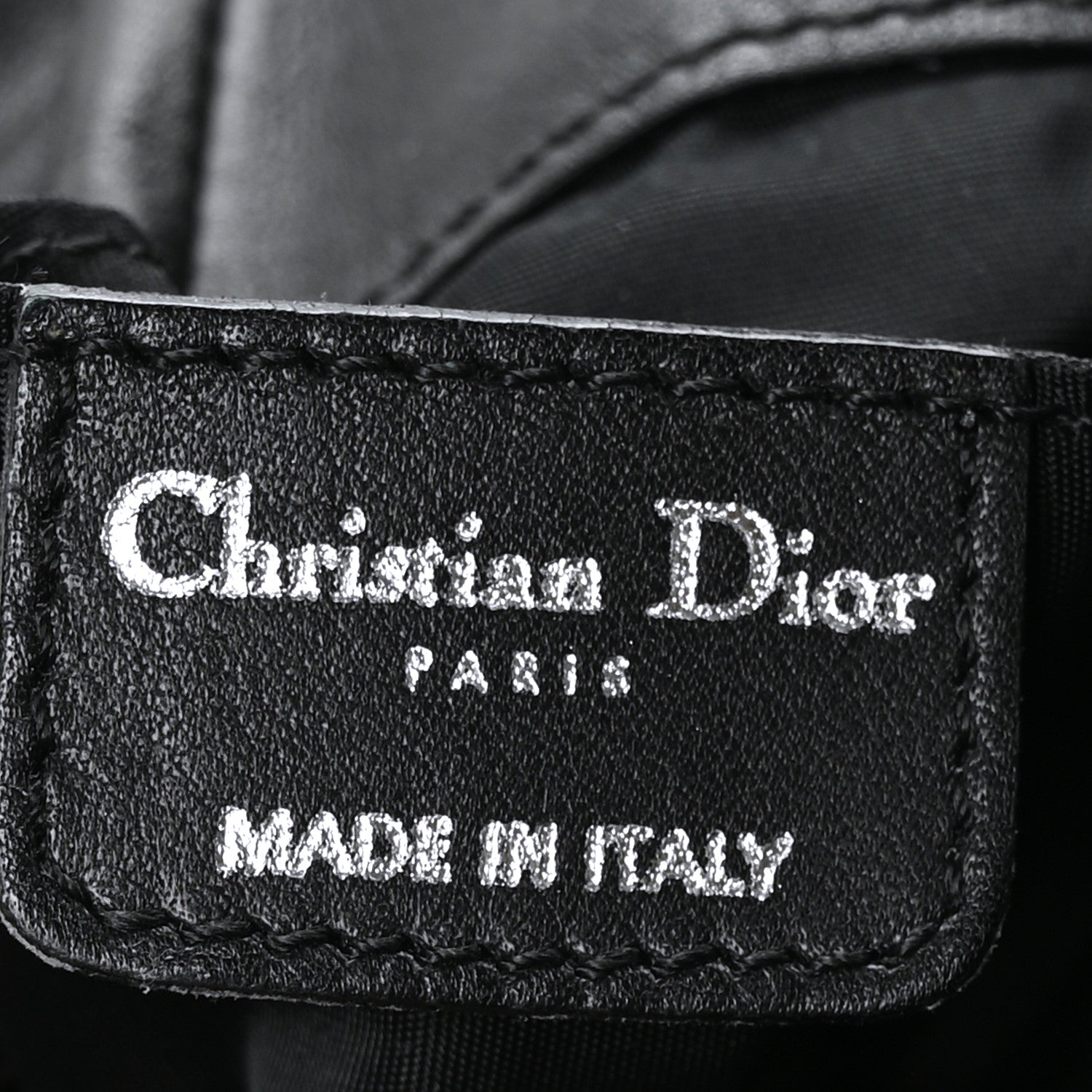 Christian Dior Nylon Monogram Lovely Hobo Black 14 of 21