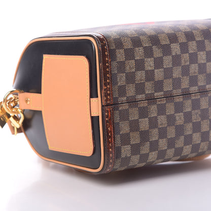 Louis Vuitton Transformed Damier Ebene Time Trunk Speedy Bandouliere 25 Black 9 of 11