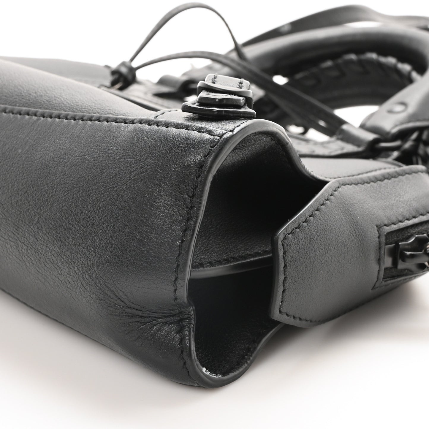 Smooth Calfskin Neo Classic Black Hardware Mini City Black