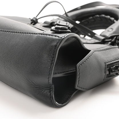 Balenciaga Smooth Calfskin Neo Classic Black Hardware Mini City Black 11 of 11