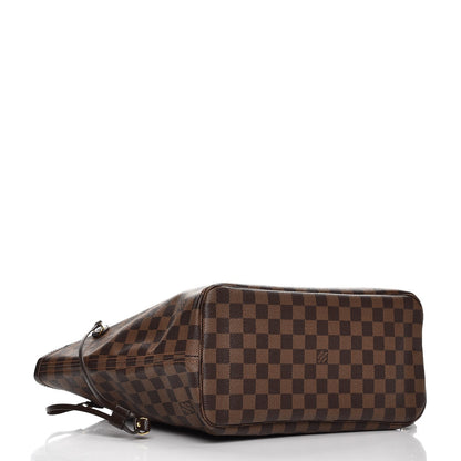 Louis Vuitton Damier Ebene Neo Neverfull MM Rose Ballerine 5 of 15