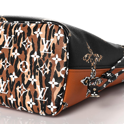 Louis Vuitton Monogram Giant Jungle Neverfull MM Black 9 of 9