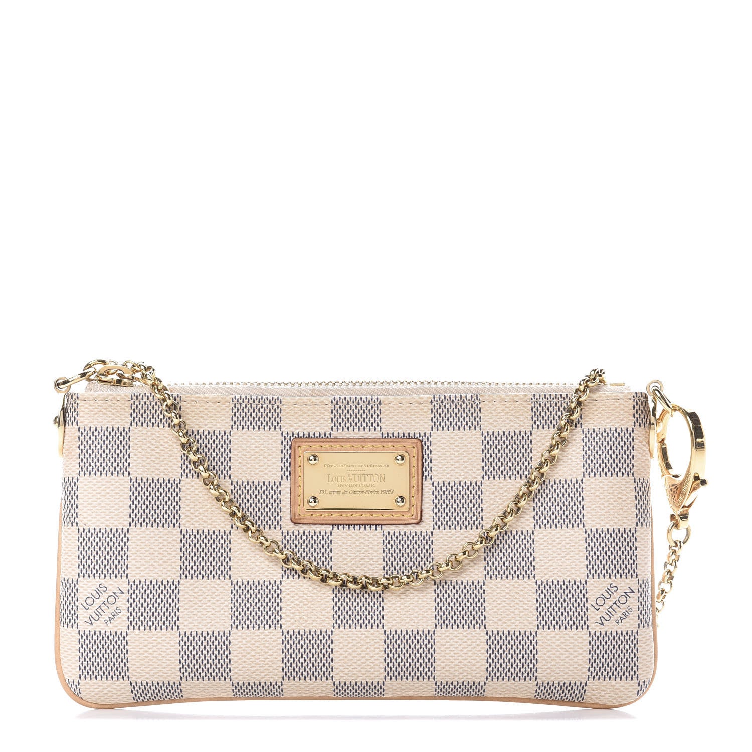 Louis Vuitton Damier Azur Pochette Milla MM 1 of 13