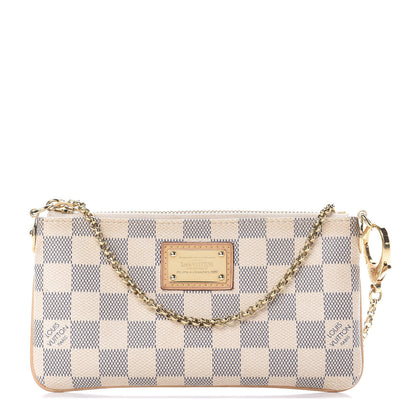 Louis Vuitton Damier Azur Pochette Milla MM 1 of 13
