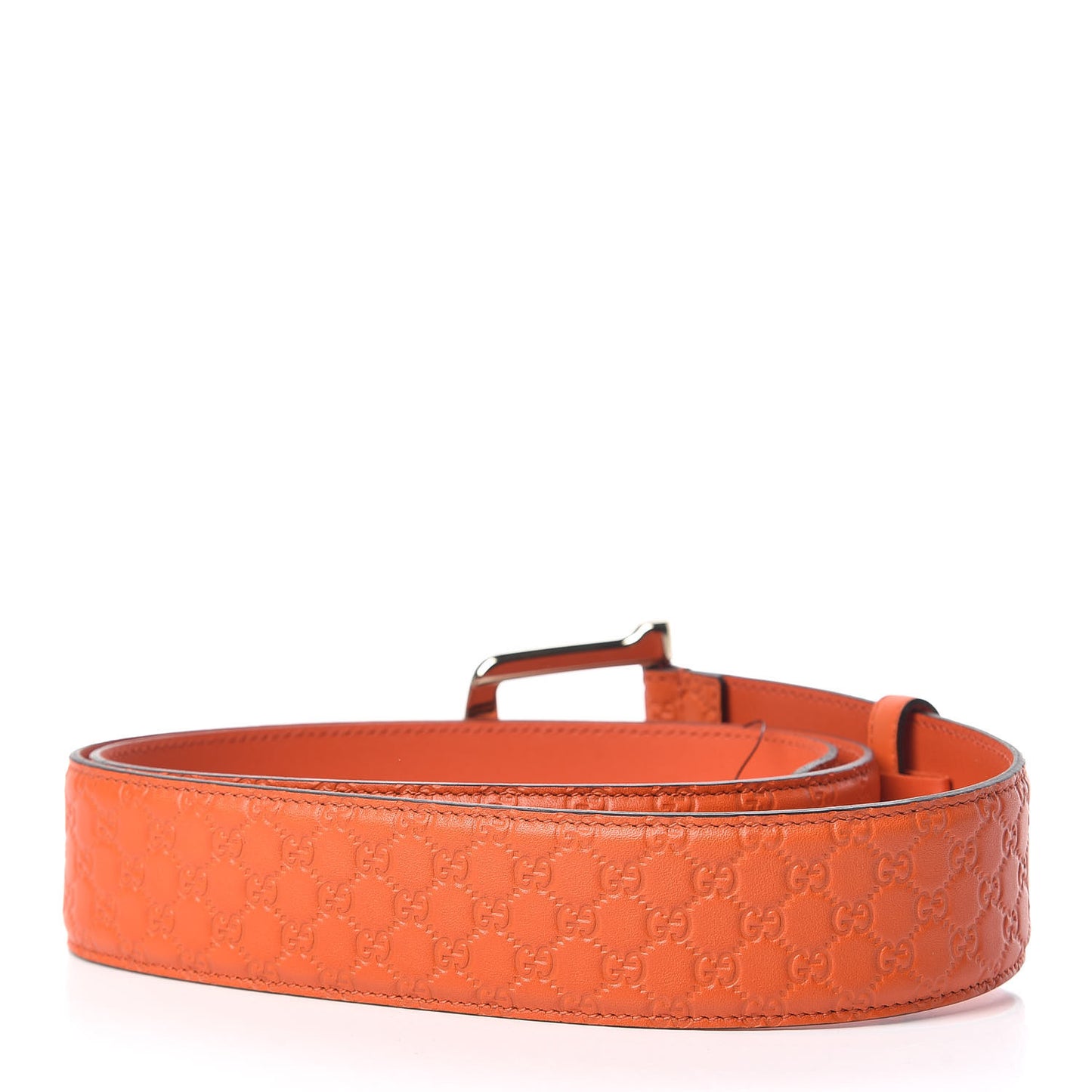 Soft Microguccissima 40mm Belt 95 38 Sun Orange