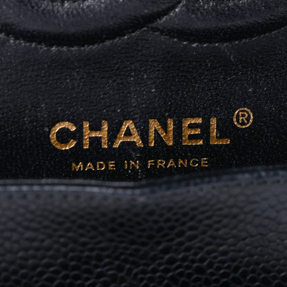 Chanel Caviar Quilted Medium Double Flap Black 6 of 11