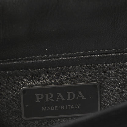 Prada Nappa Triangle Stitched Small Spectrum Bag Black 6 of 9
