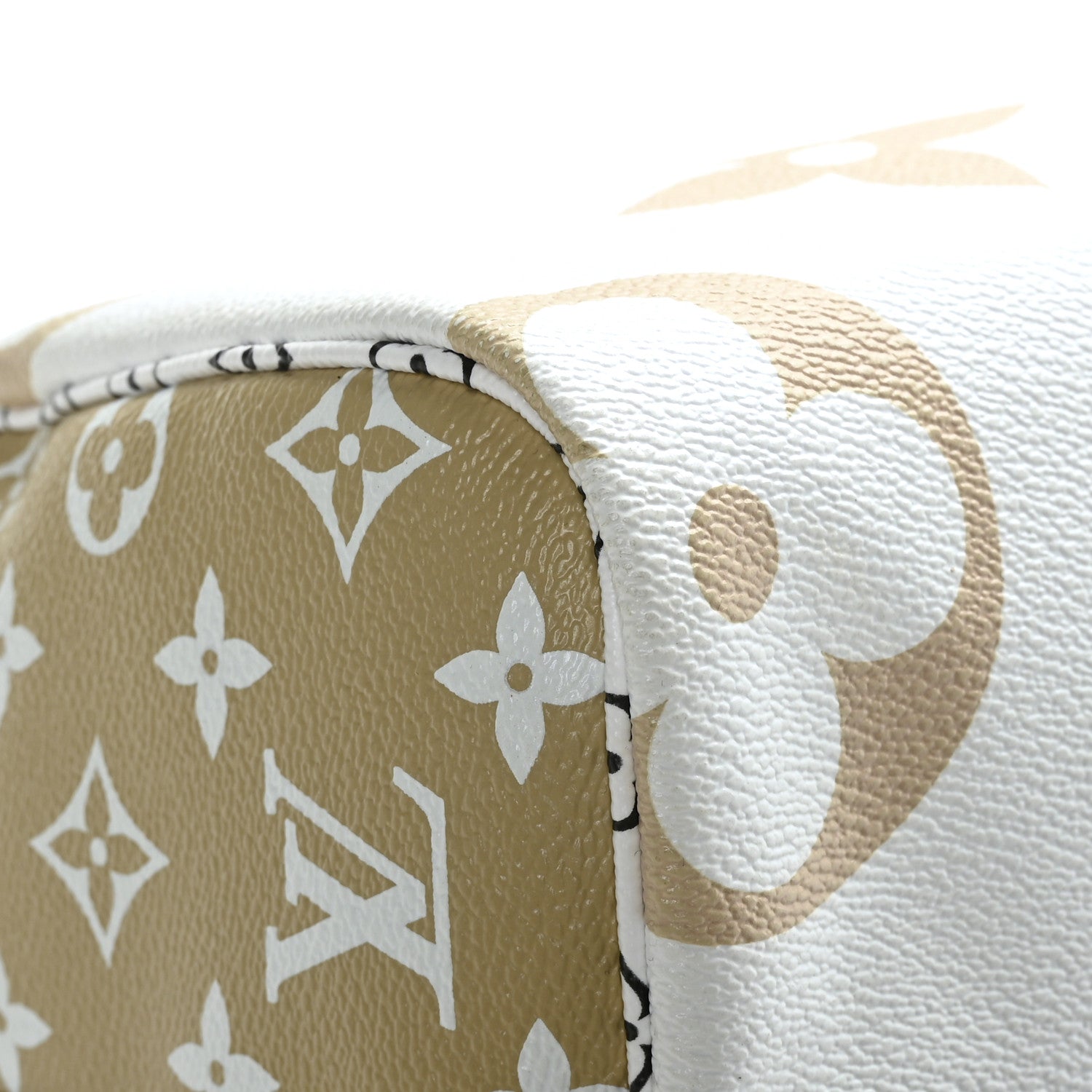 Louis Vuitton Monogram Giant Speedy Bandouliere 30 Kaki Beige 7 of 10