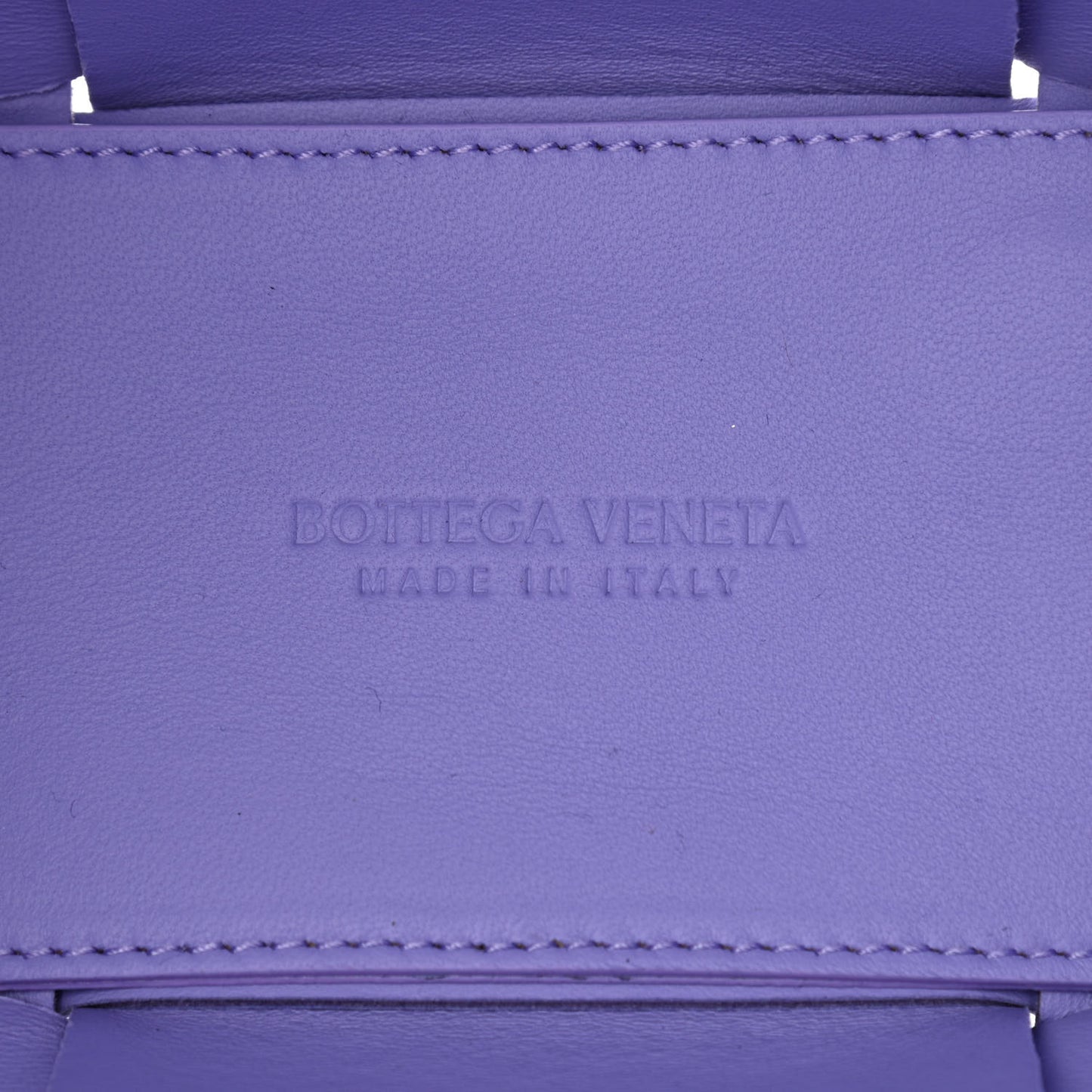 Nappa Maxi Intreccio Mini Arco Tote Wisteria