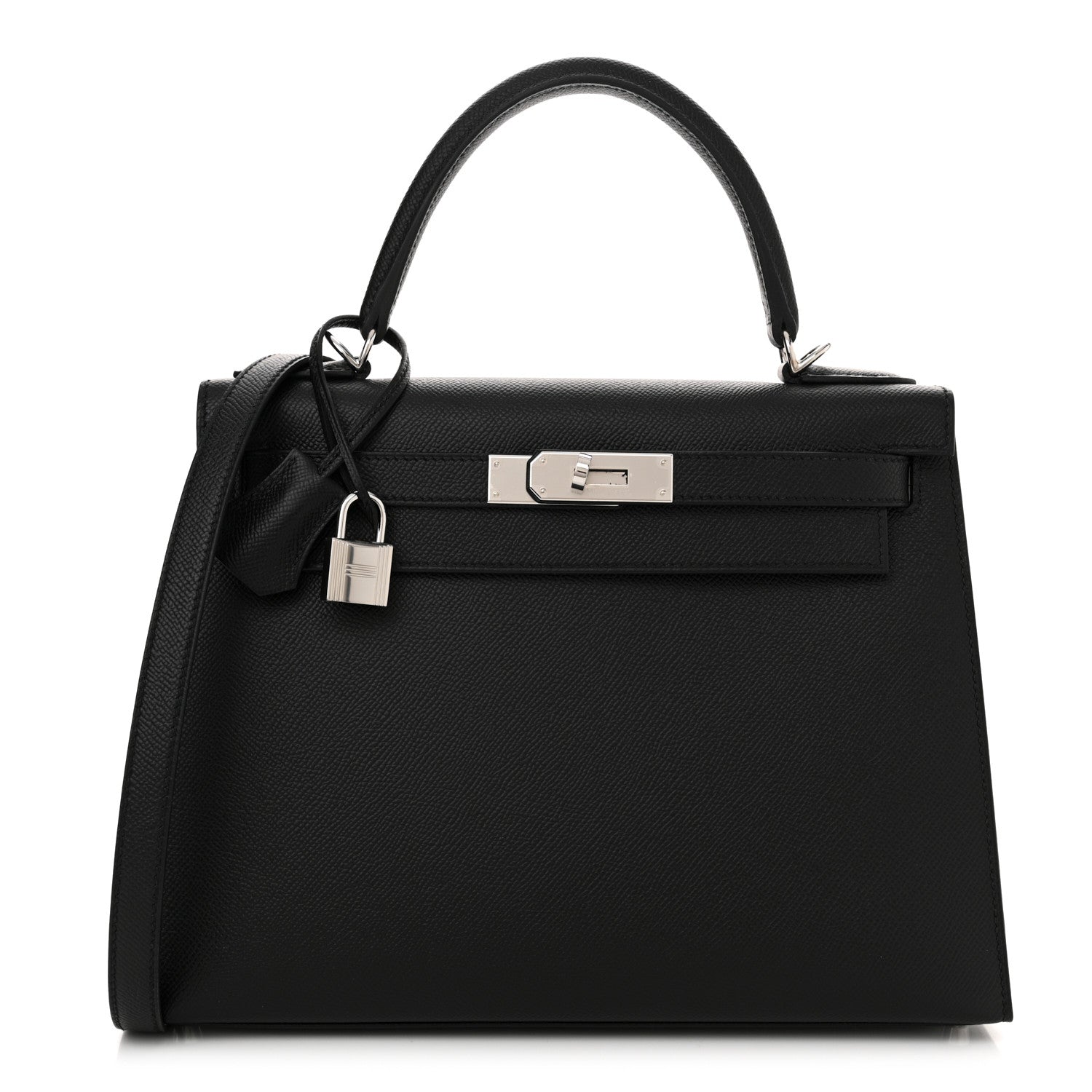 Hermes Epsom Kelly Sellier 28 Black 1 of 12