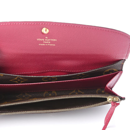 Louis Vuitton Monogram Emilie Wallet Fuchsia 4 of 9