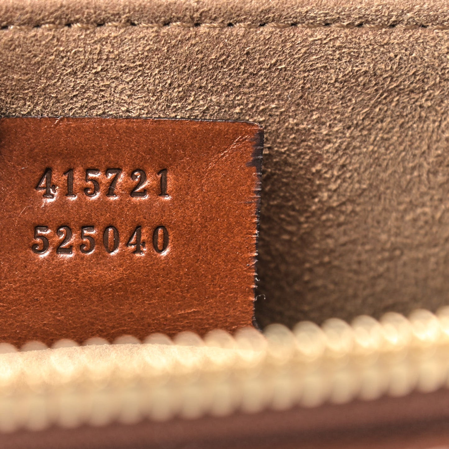 GG Supreme Monogram Medium Zippered Bucket Tote Beige Tuscany