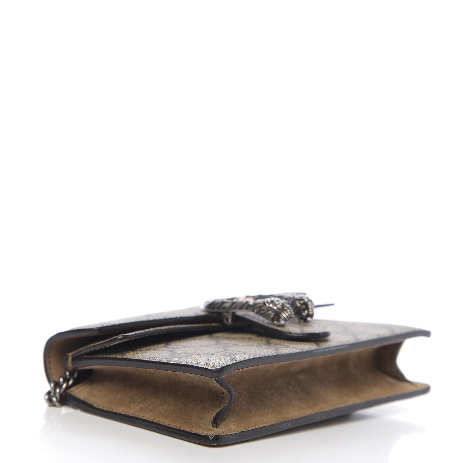 Gucci GG Supreme Monogram Super Mini Dionysus Shoulder Bag Taupe 3 of 9