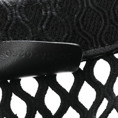 Christian Dior Mesh Embroidered Book Tote Black 7 of 11
