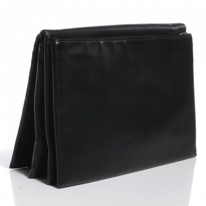 Celine Leather Roll Clutch Black 3 of 7