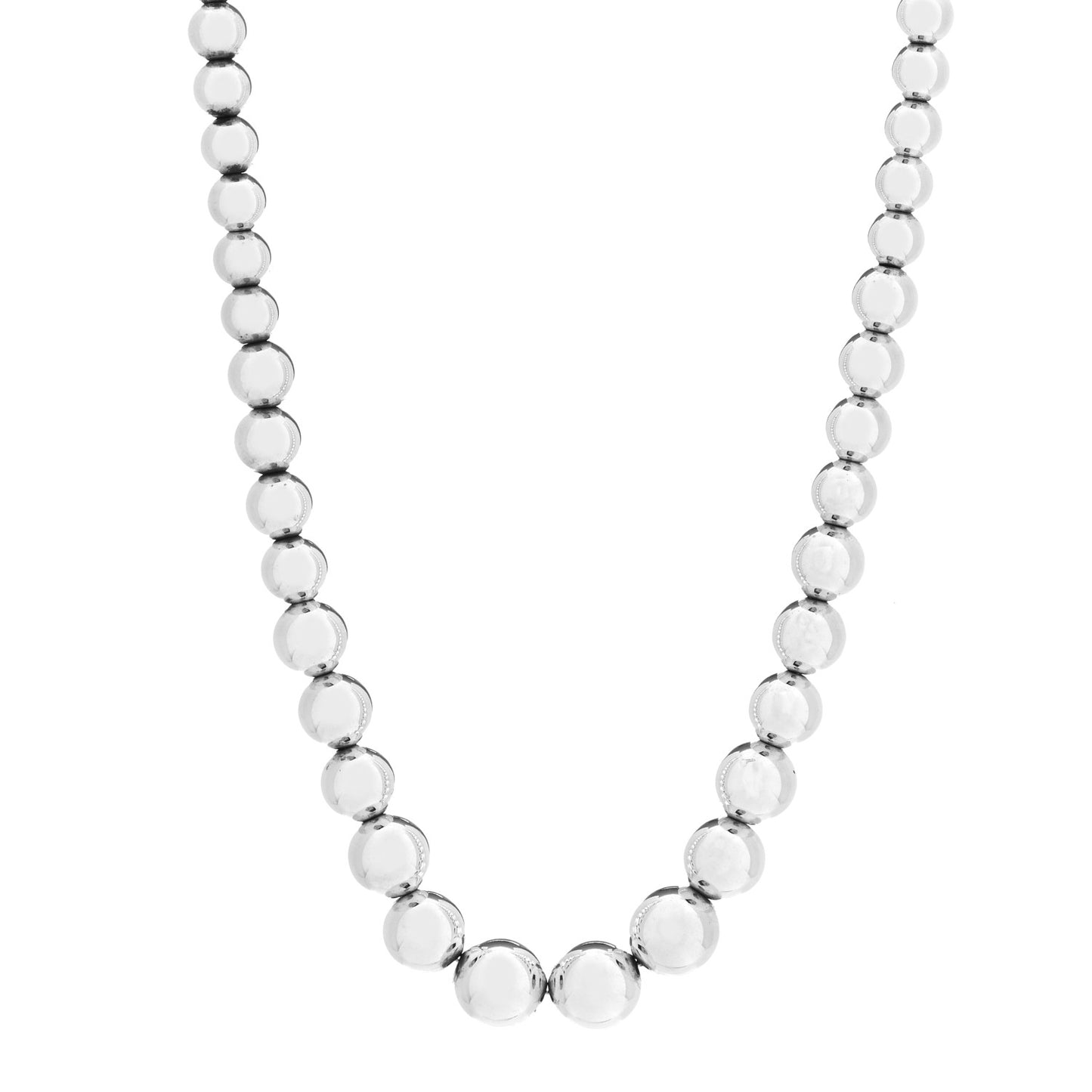 Sterling Silver HardWear Graduated Ball Necklace