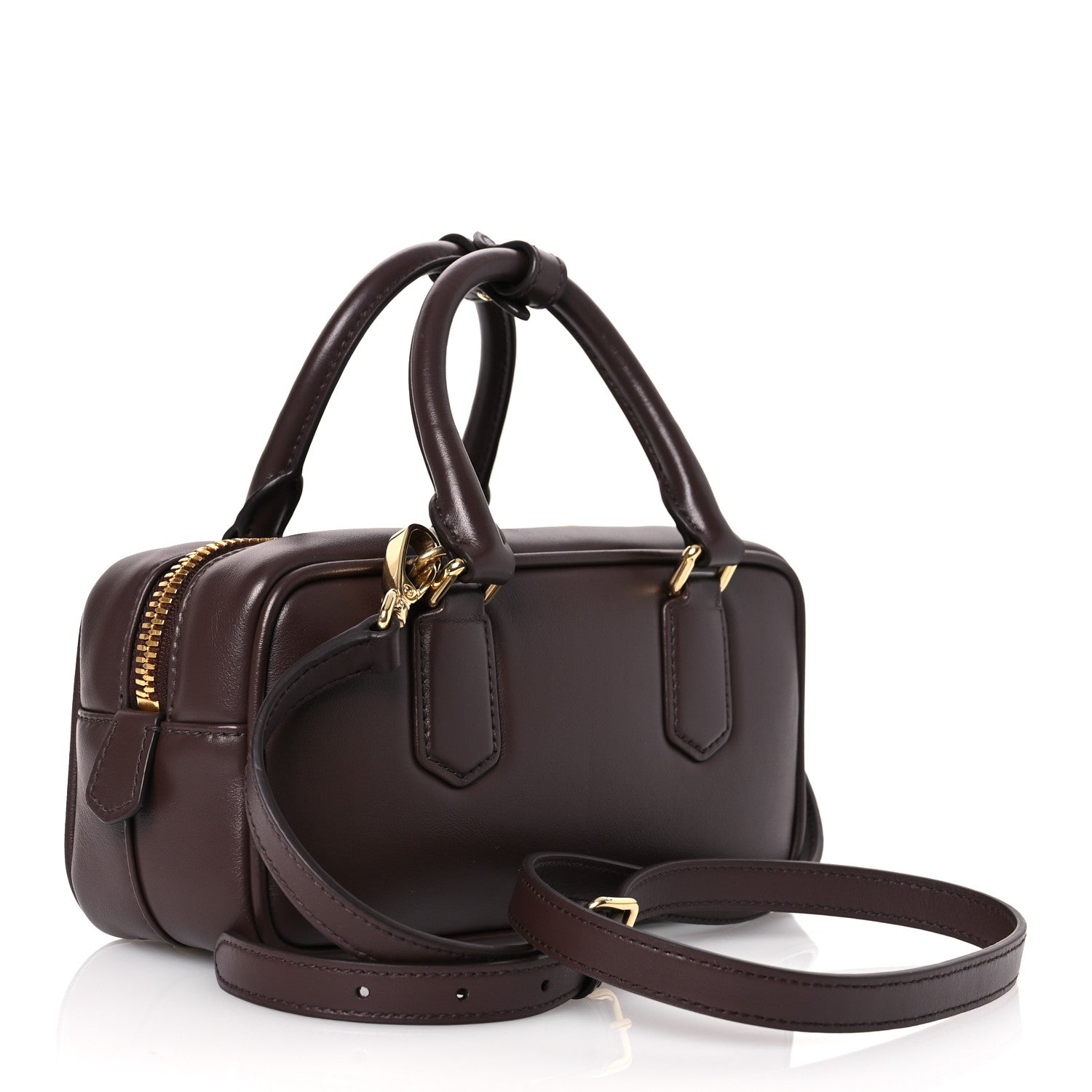 Miu Miu Calfskin Regular Arcadie Top Handle Bag Radica 3 of 12
