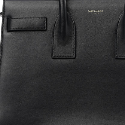 Saint Laurent Calfskin Small Sac De Jour Navy 9 of 12