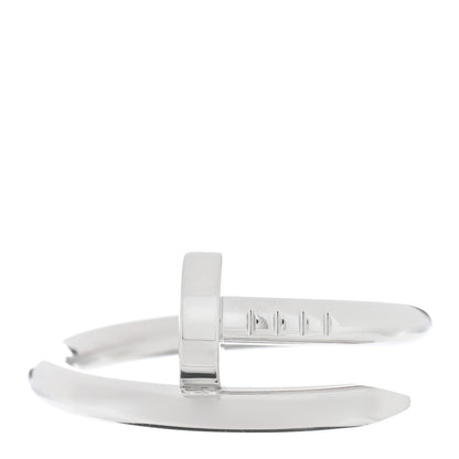 Cartier 18K White Gold Juste Un Clou Ring 55 7.25 1 of 5