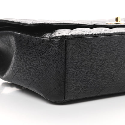 Chanel Caviar Quilted Maxi Double Flap Black 10 of 15