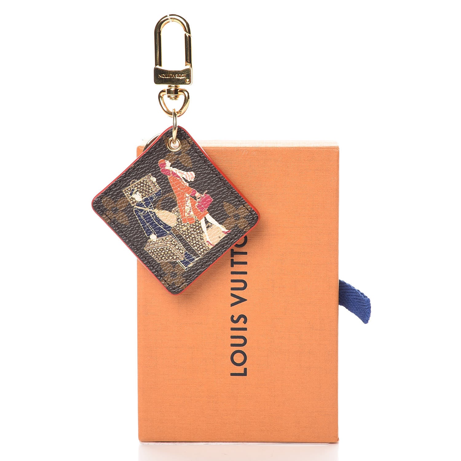 Louis Vuitton Monogram Illustre Groom Bag Charm Key Ring 5 of 5
