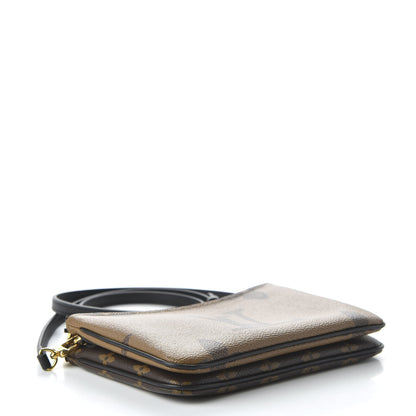 Louis Vuitton Reverse Monogram Giant Double Zip Pochette 4 of 10