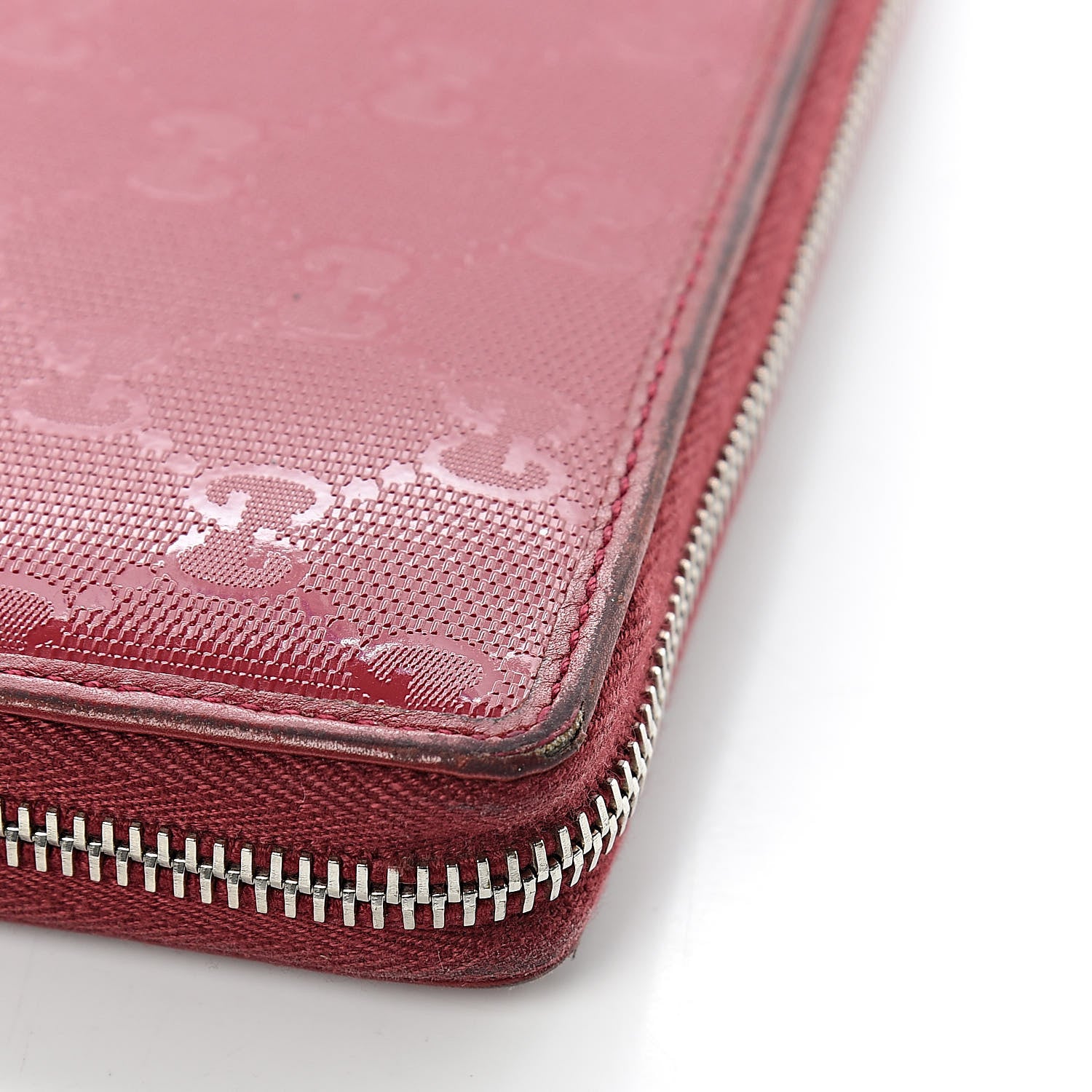 Gucci Imprime Monogram GG Pierce Zip Around Wallet Red 10 of 11