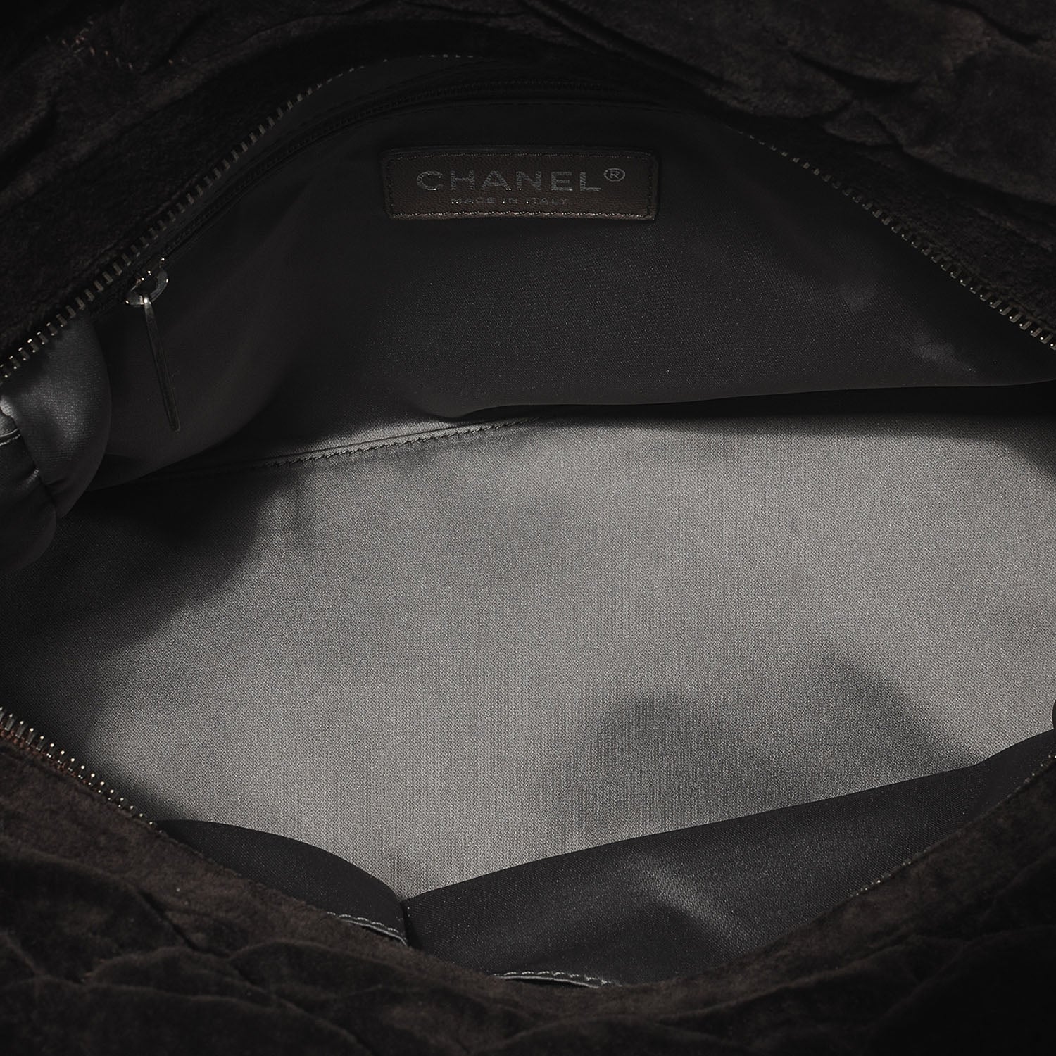 Chanel Velour Bubble Quilt Moscow Bowler Brown 5 of 8