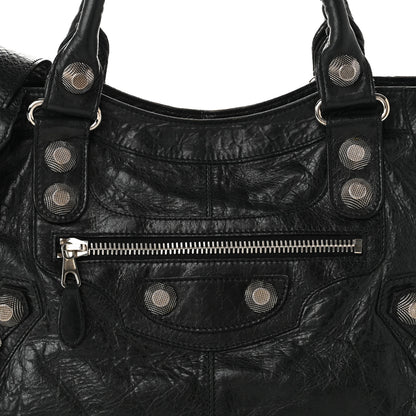 Balenciaga Agneau Giant 21 Silver Hardware Part Time Black 9 of 11