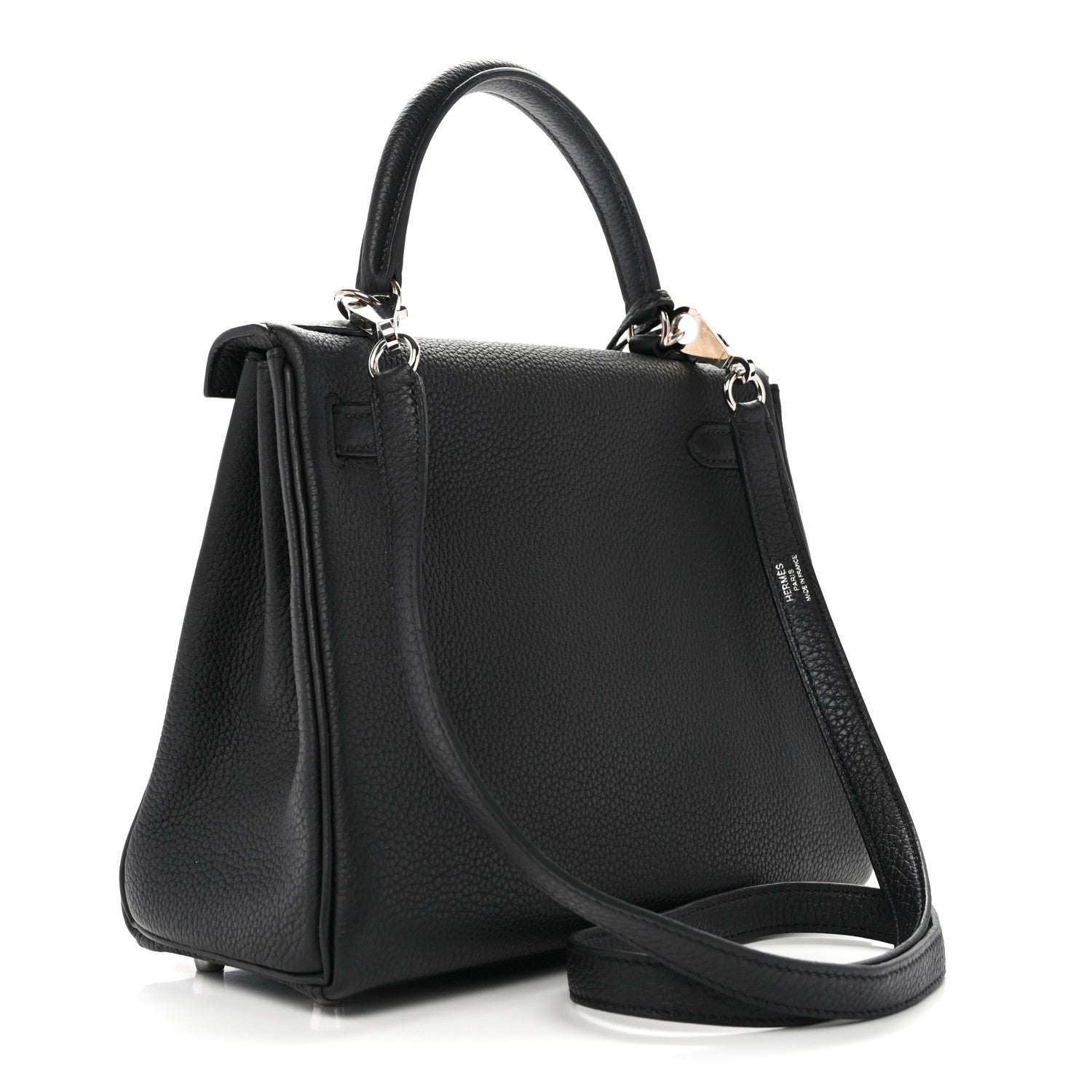 Hermes Togo Kelly Retourne 25 Black 3 of 14