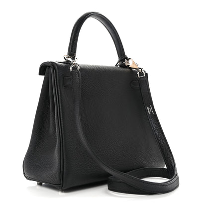 Hermes Togo Kelly Retourne 25 Black 3 of 14
