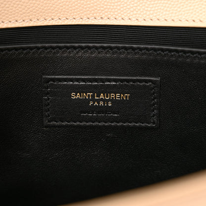 Saint Laurent Grain De Poudre Classic Monogram Cassandre Clutch Nude Powder 6 of 10